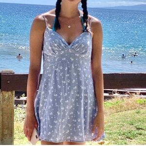 Light Blue Floral Dress